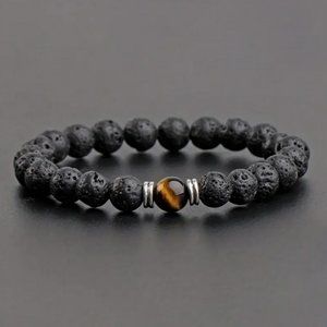 Lava Stone Essential Oil Bead Braclet